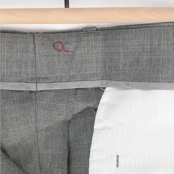 Perry Ellis Travel Lux Dress Pants Men's 40x32 Gray Polyester Blend New Tags - Picture 10 of 16